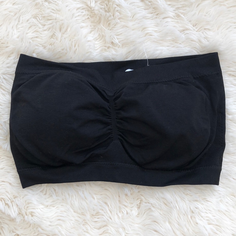 NWT Black Bandeau Bralette